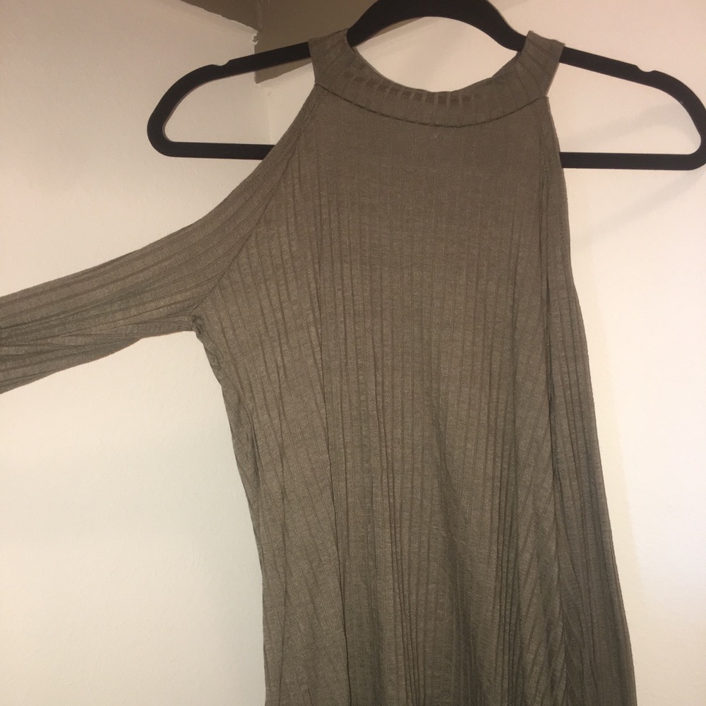 High neck long sleeve